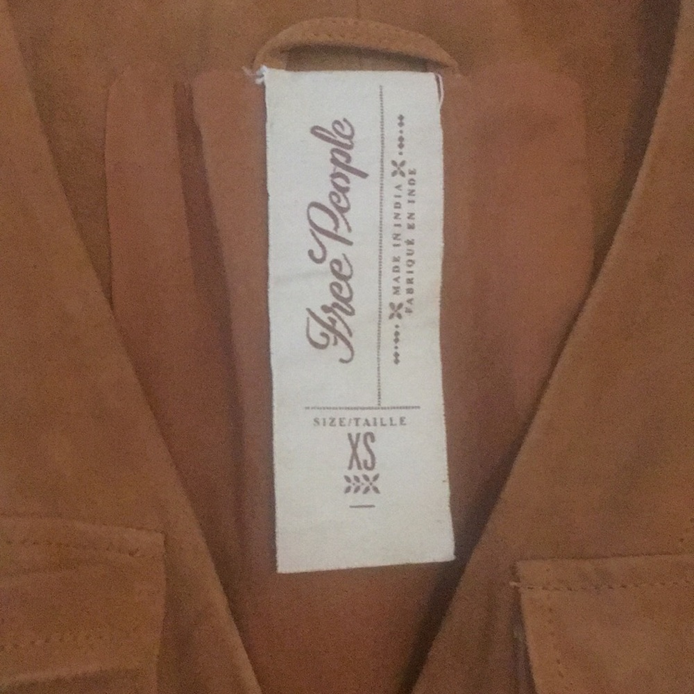 Free People Suede Retro Jumper Dress - Picture 5 of 6